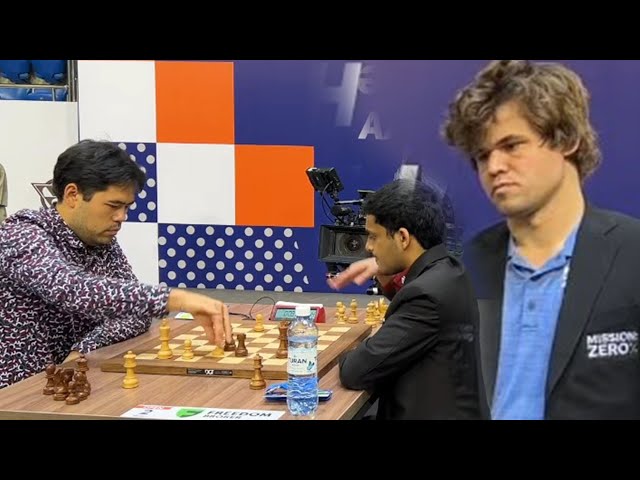 Replying to @High IQ Chess Magnus Carlsen Vs Hikaru Nakumara Grand Fi
