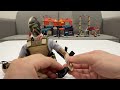Unboxing the character of the crime prevention army captain with many unique accessories