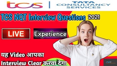 TCS NQT🔥 Interview Questions 2021| Interview Experience | All Questions | Full Process | MA🤟
