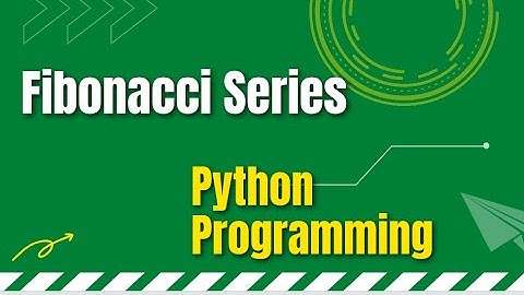 Fibonacci series using Iteration method in Python #python
