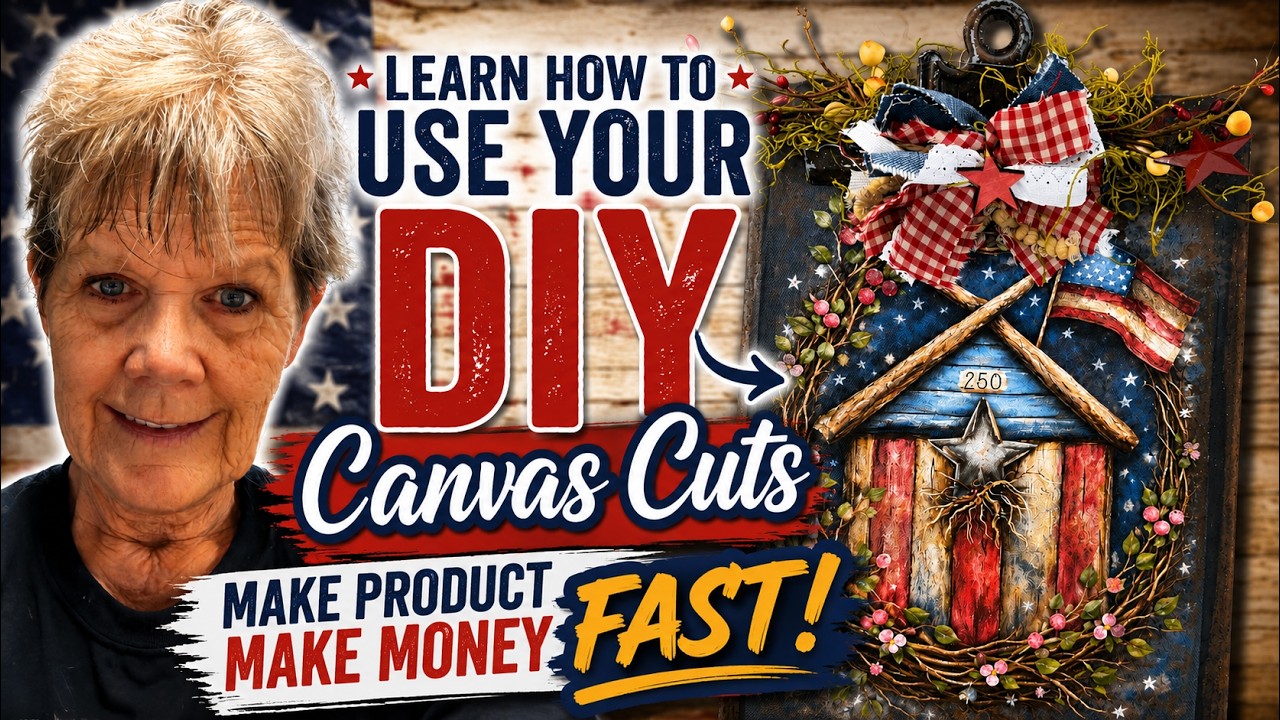 How to Use DIY Canvas Cuts to Make Products That SELL FAST