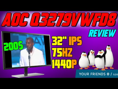 Finally a good 200$ monitor! | AOC Q3279VWFD8 Review | 32 INCHES