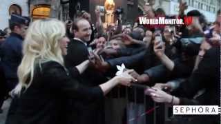 Shakira greets the fans launching her Fragrances at Sephora in Paris, France
