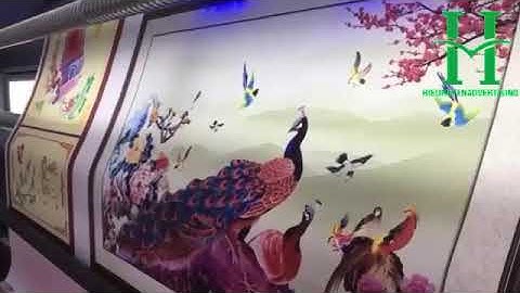Tranh công in canvas tại xưởng in uv Hiểu Huyền