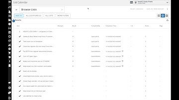 Jolt List Reports | Calendar Report