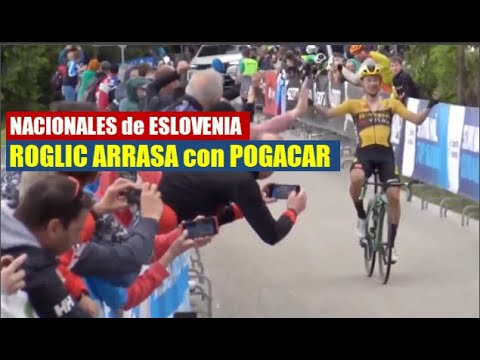 Primoz ROGLIC DERROTA a POGACAR en NACIONALES de ESLOVENIA