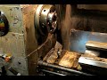 Mind the Gap! - Removing the gap piece from a Colchester Triumph 2000 lathe.