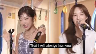 Choi Jungeun & Ryu Sarang of izna perform 