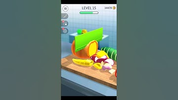 ASMR Slicing Game Level 15 - Relaxing Sounds! Satisfying ASMR Video!