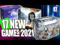 NEW Board Games 2021 / UPCOMING Tabletop Games / 17 Games In 16 Minutes