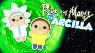 RICK and MORTY de Arcilla Polimérica ⭐ El Arte de Pau ⭐