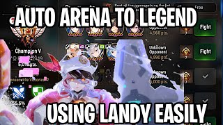 AUTO ARENA & CLIMB WITH LANDY EASILY! - Epic Seven