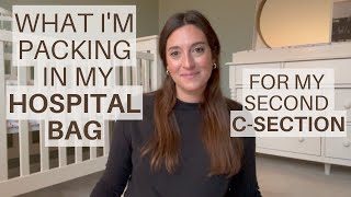 What's in my Hospital Bag for Labor and Delivery - Second C-Section