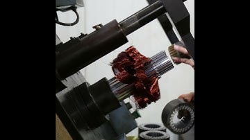 DC Motor Servo Stator Coil Insertion Machine Working Video