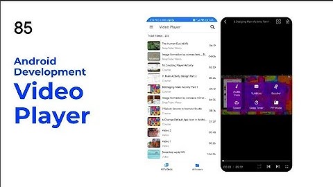 85.Swipe To Control Volume in Android Studio | Video Player App Hindi | ExoPlayer