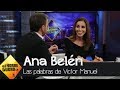 Ana Belén desmiente las palabras de Víctor Manuel - El Hormiguero 3.0