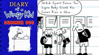 Diary Of A WimpyKid: Summer Job (First few pages)