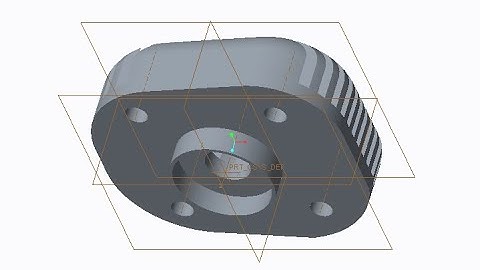 PTC - Creo Tutorial: Engine Blower Part Model_ Engine Head