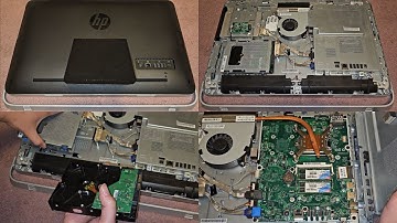 HP Pavilion 23 All-in-One PC 23-g116 Disassembly RAM SSD Hard Drive Upgrade Replacement Repair