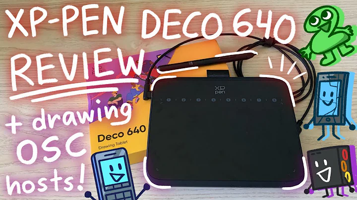 Drawing my favourite object show hosts + XP Pen Deco 640 Tablet Review