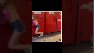 Females Fight In Porta Potty