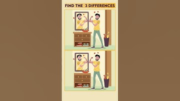 Find The 3 Differences - 94 #findandlearninside  #findthe3difference #spotthedifferences