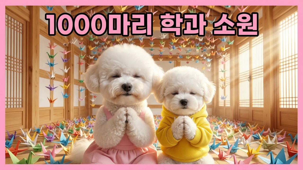 기적을 부르는 1000마리 종이학과 소원 💖