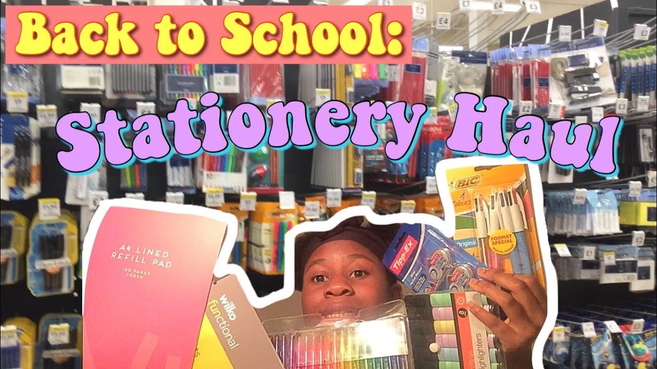 School Stationery Haul 2018 || precioussXD