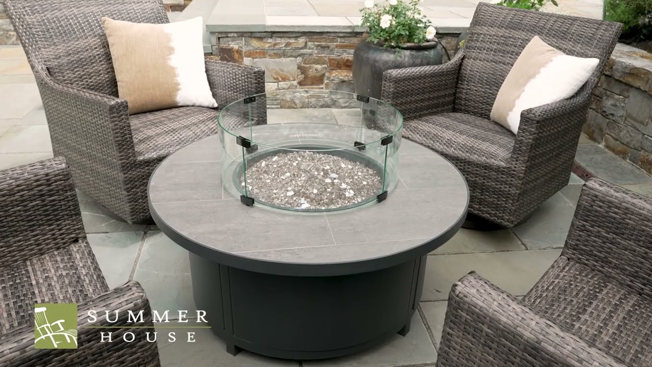 Capri Occasional Fire Pit at the Horse Head Bay House