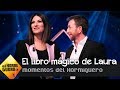 Laura Pausini no puede contener las lágrimas con el libro mágico - El Hormiguero 3.0