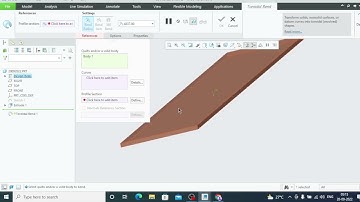 Use of Toroidal Bend tool in Creo Parametric