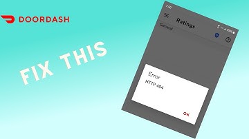 How to Fix “Error HTTP 404” in DoorDash