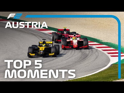 Top 5 Formula 2 Moments | 2020 Austrian Grand Prix