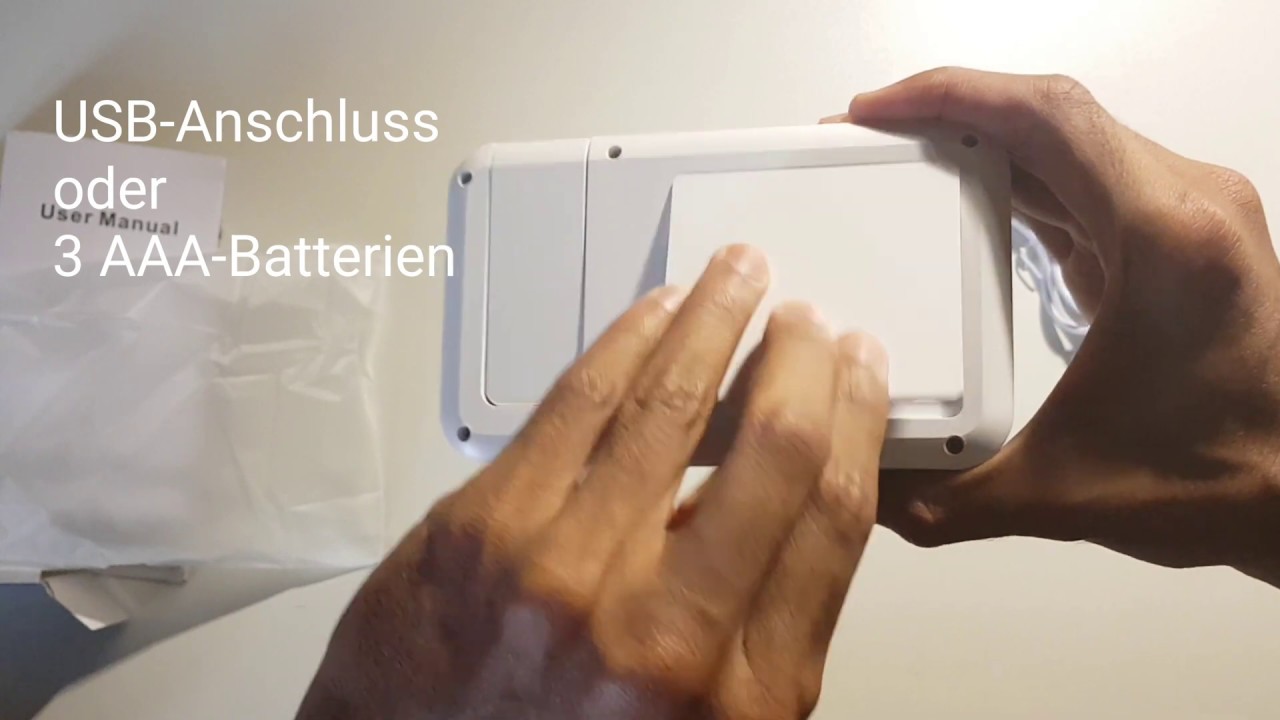 Reisewecker mit Projektion - Unboxing