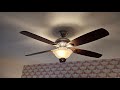 Vaczpn 52" Low Profile Ceiling Fans with Lights, Brushed Nickel Dual Sided 5 Blade  |QUICK OVERVIEW|