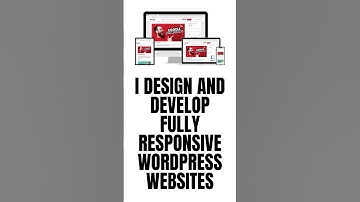Need a new website? I design and develop a fully responsive WordPress website.