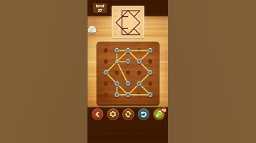 Line Puzzle String Art Bamboo Level 37 Solution