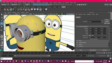 Nurbs modelling in minion character part4