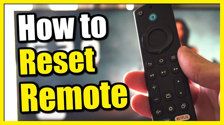 How to Reset Fire TV stick Remote & Fix Problems (Easy Guide)