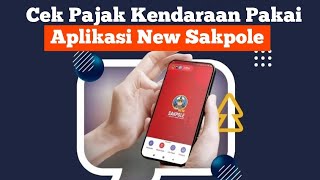 Cara Cek Pajak Kendaraan dengan Aplikasi New Sakpole ( Samsat Online Jateng ) screenshot 1