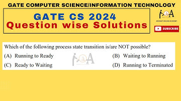 GATE CS/IT 2024 | Set 1 | Question: 15 | Operating Systems | GATE CS SOLVED PYQs