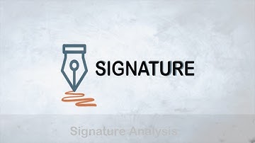 Signature Analysis: What does your signature says about you?