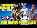 GENIAL MAPA DE XP TEMPORADA 2 FORTNITE SIN CONTADOR COMO SUBIR RAPIDO DE NIVEL PASE DE BATALLA