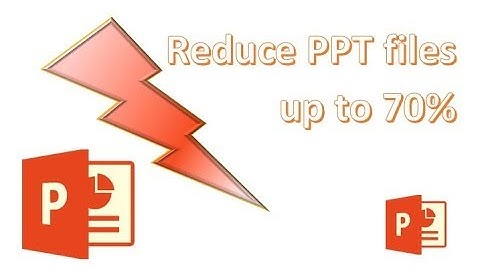 Optimize / Reduce your PowerPoint files with FILEminimizer