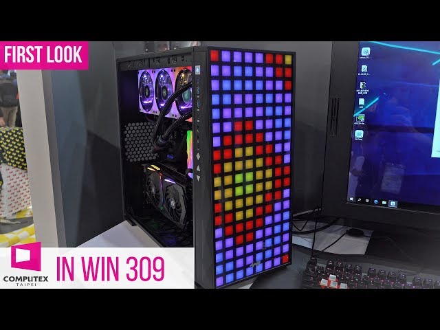 In Win's 309 Gaming Edition: Play Tetris on Your Case