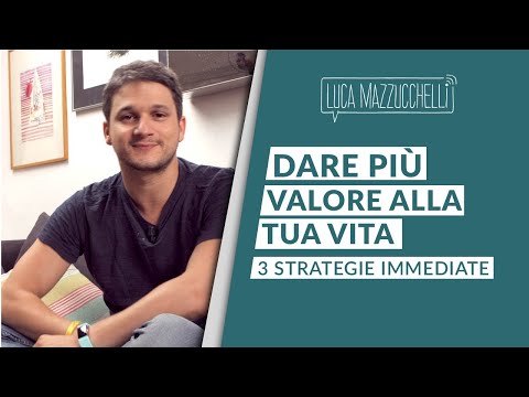 Video: Come Dare Priorità Alla Tua Vita