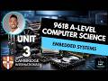 9618 AS Level Computer Science | Unit 3 Lesson 2: Embedded Systems | CPU, RAM &amp; ROM