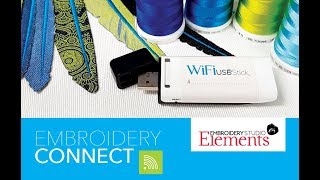 EmbroideryConnect Element - New Wireless embroidery design transfer