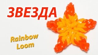 Звездочка из резинок.Крючком Звездочка из резинок.Крючком