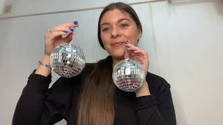 #shorts Kicko Mirror Disco Balls - 4 Inch Silver Hanging Ornaments - for Home Decorations, Stage.mov